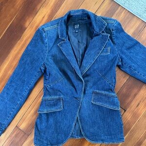 GAP Denim Blazer size 4